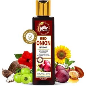 Red Onion Hair Growth Oil - Anti Hair Fall Enriched with 29+ Natural Herbs,...